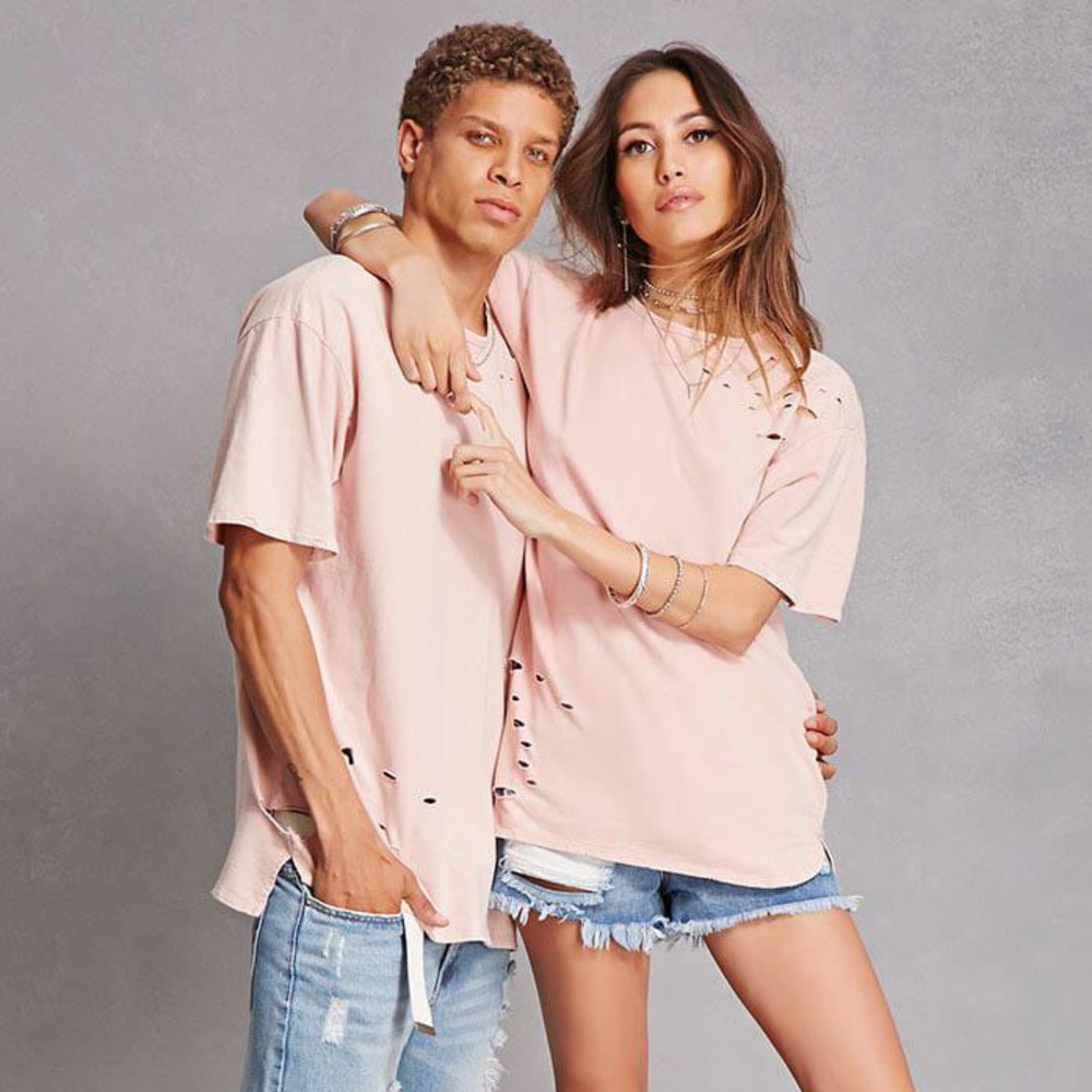 Forever 21 Distressed Tee